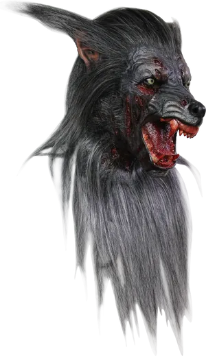 Ferocious Werewolf Artwork PNG Image