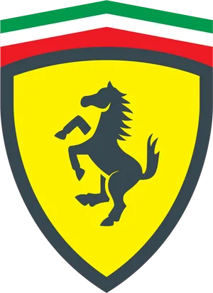 Ferrari Prancing Horse Logo PNG Image