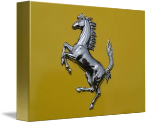 Ferrari Prancing Horse Logo PNG Image