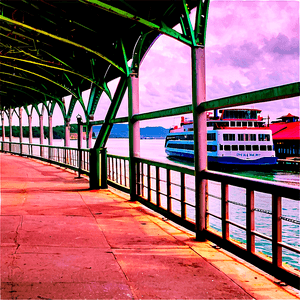 Ferry Terminal Graphic PNG 06252024 PNG with transparent background