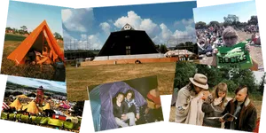 Festival Memories Collage PNG Image