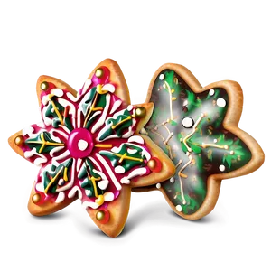 Festive Biscuit Decorations Png Rll11 PNG Image