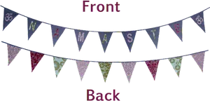 Festive Bunting Banner Design PNG Image