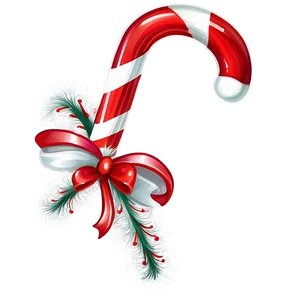 Festive Candy Cane Clipart Png Xib PNG Image