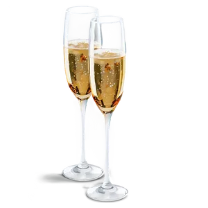 Festive Champagne Flutes Png 06212024 PNG Image