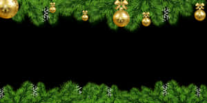 Festive Christmas Border Decoration.jpg PNG image with transparent background
