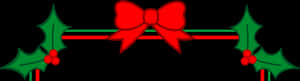 Festive Christmas Border Design PNG