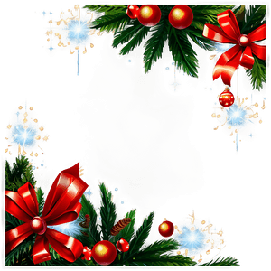 Festive Christmas Border PNG 05252024 PNG