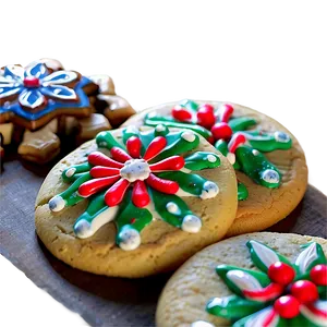 Festive Christmas Cookie Decoration Png Mng31 PNG Image