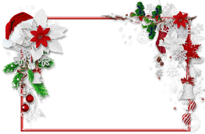 Merry Christmas Frame Transparent, HD Png Download PNG image with transparent background