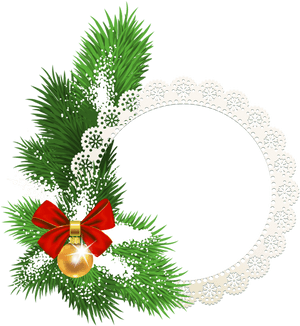Round Christmas Frame Transparent, HD Png Download PNG image with transparent background