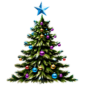 Festive Christmas Tree PNG vis46 PNG with transparent background