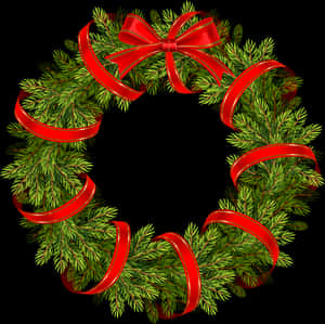 Holiday Christmas Wreath Png PNG