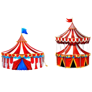 Festive Circus Marquee Tent Png 06132024 PNG Image