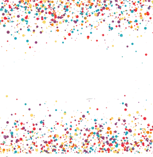 Festive Confetti Celebration Background PNG Image