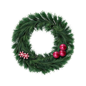 Festive December Wreath PNG 06202024 PNG image with transparent background