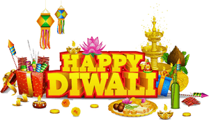 Festive Diwali Celebration Elements PNG image with transparent background