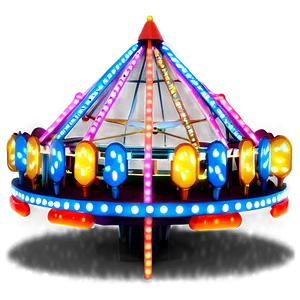 Festive Ferris Wheel With Lights Png Dmx PNG Image