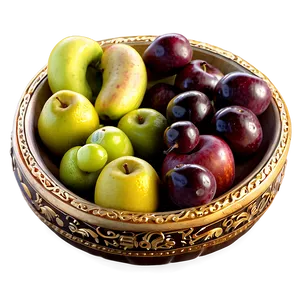 Festive Fruit Bowl Png 06132024 PNG Image