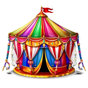 Festive Fun Circus Tent Png Fha PNG Image