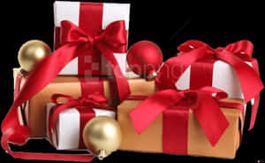 Christmas Gifts Png - Christmas Gift Boxes, Transparent Png PNG