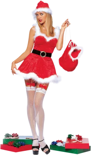 Festive_ Holiday_ Costume PNG Image