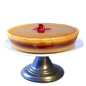Festive Holiday Flan Recipe PNG kpp PNG with transparent background