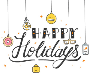 Happy Holidays Png Transparent Image - Happy Holidays Email Gif PNG image with transparent background