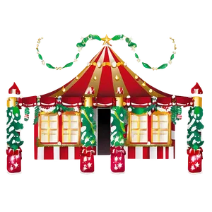 Festive Holiday Marquee Png Cmr17 PNG Image