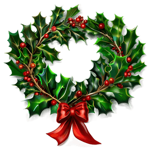 Festive Holly PNG 1 PNG