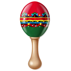 Festive Maraca Decoration Png 06122024 PNG Image