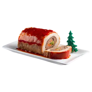 Festive Meatloaf Roll Png 06272024 PNG Image