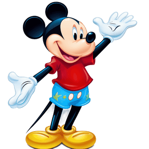 Festive Mickey Mouse Clipart PNG aou85 PNG image with transparent background