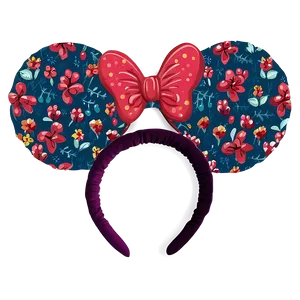 Festive Mouse Ears Pattern Png 06292024 PNG Image