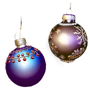 Festive Ornaments Png Hqk2 PNG Image
