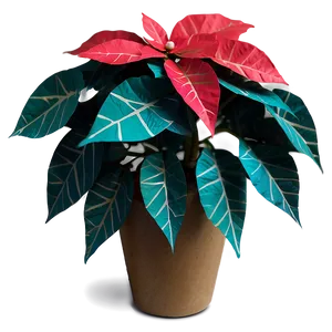 Festive Paper Poinsettia Png 06282024 PNG Image