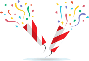 Wedding Invitation Party Popper - Party Popper Transparent Png, Png Download PNG image with transparent background