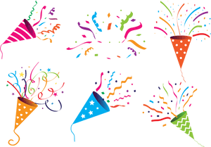 Party Popper Vector Graphics Clip Art Birthday - Transparent Background Party Popper, HD Png Download PNG image with transparent background