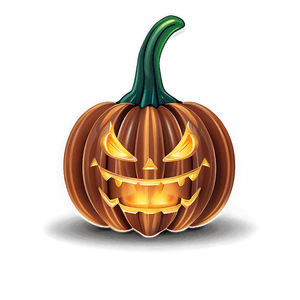 Festive Pumpkin Outline Decoration PNG 06202024 PNG