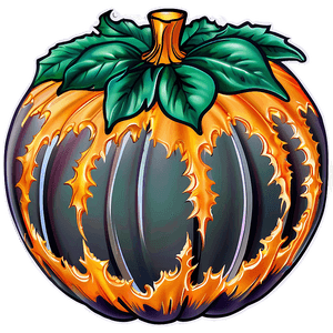 Festive Pumpkin Outline Decoration PNG 68 PNG