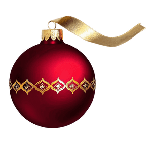 Festive Red Ornament PNG mvd39 PNG