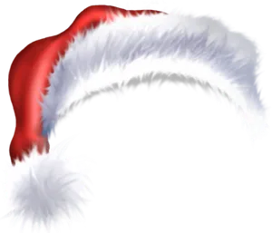 Festive Red Santa Hat Illustration.jpg PNG Image