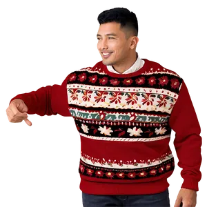 Festive Red Sweater Png Tpv PNG Image