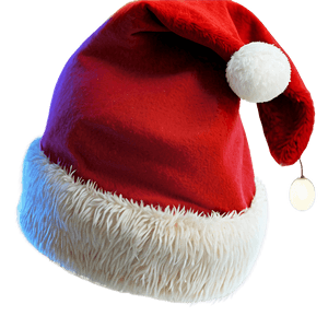 Festive Santa Hat Transparent PNG iip PNG