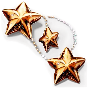 Festive Sparkle Stars Png Sxa PNG Image