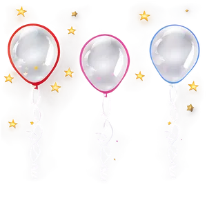 Festive White Balloons Png Tel82 PNG Image