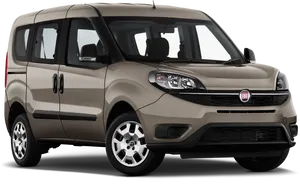 Fiat Compact Minivan Side View PNG Image