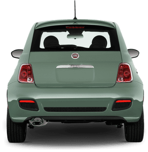Fiat Tuning Png Photos - Back Of Fiat 500, Transparent PNG with transparent background
