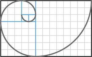 Fibonacci_ Spiral_ Overlay_ Grid PNG Image