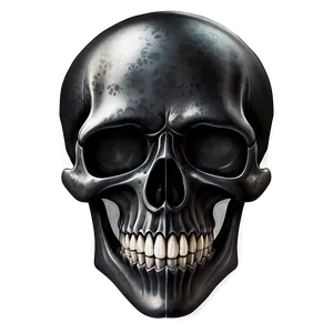 Fierce Black Skull Graphic Png Ybr41 PNG Image